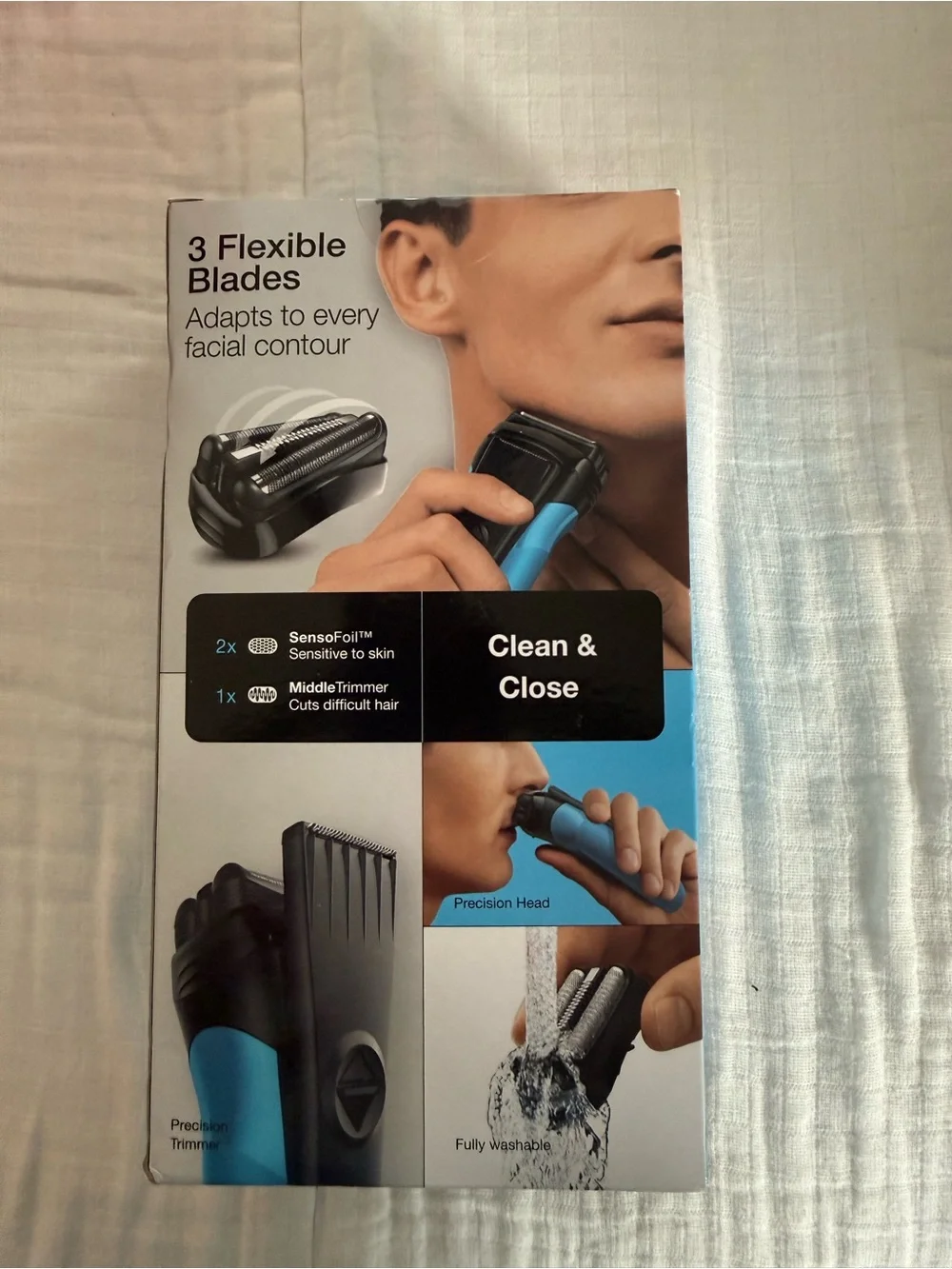 NIB Braun Men's Series 3 ProSkin Electric Razor Shaver with Protective Cap